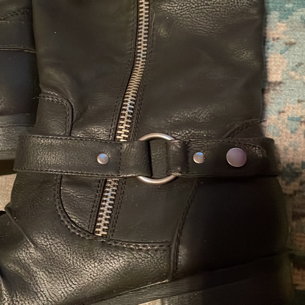 Rampage - Iverlee black smooth boots size 10 - Picture 3 of 3